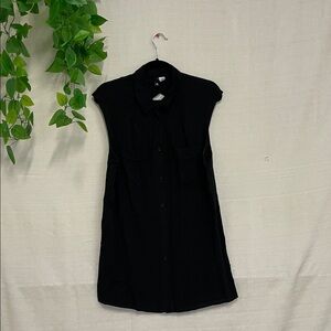Divided Black Button Down Shirt